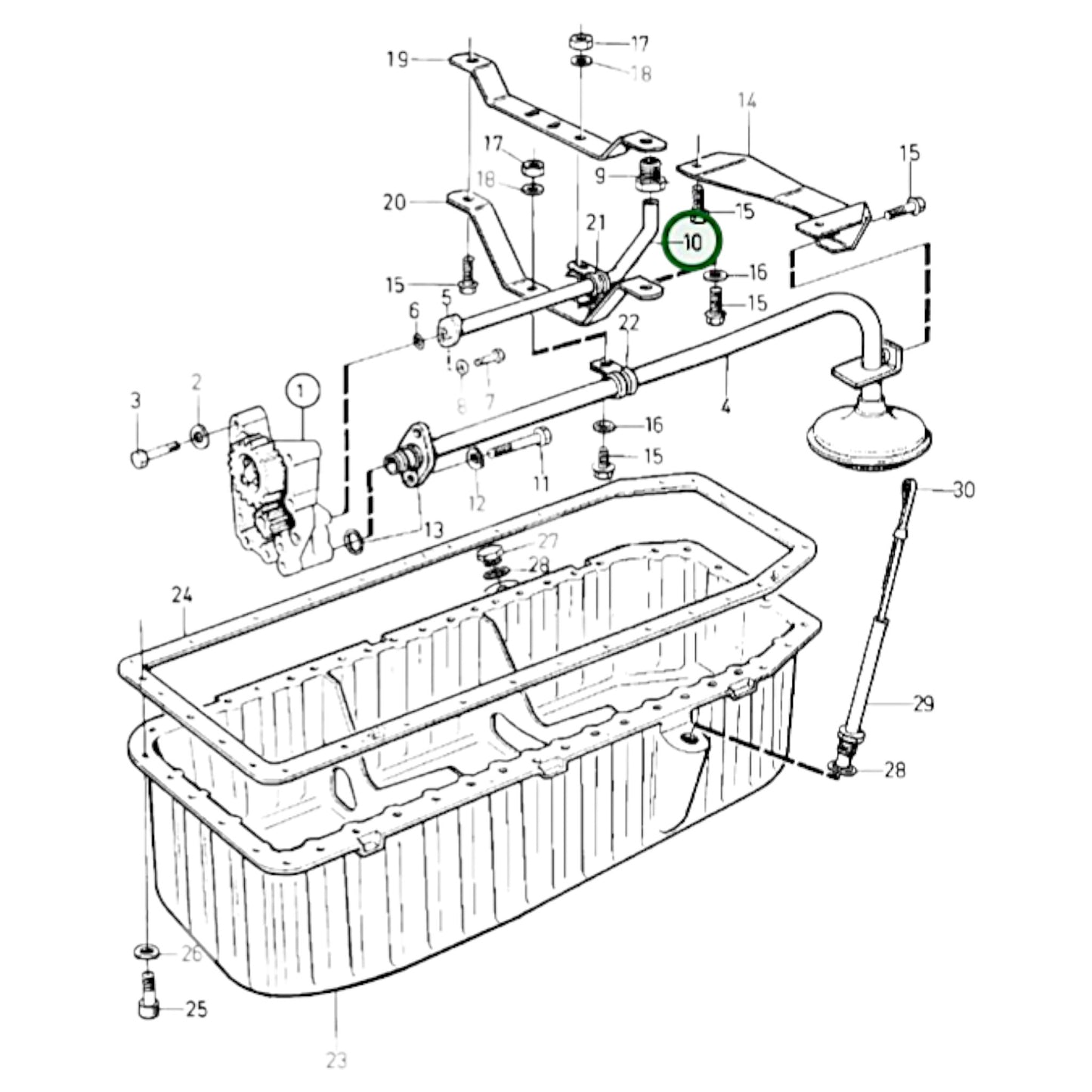 1545828 - Oil Pressure Pipe