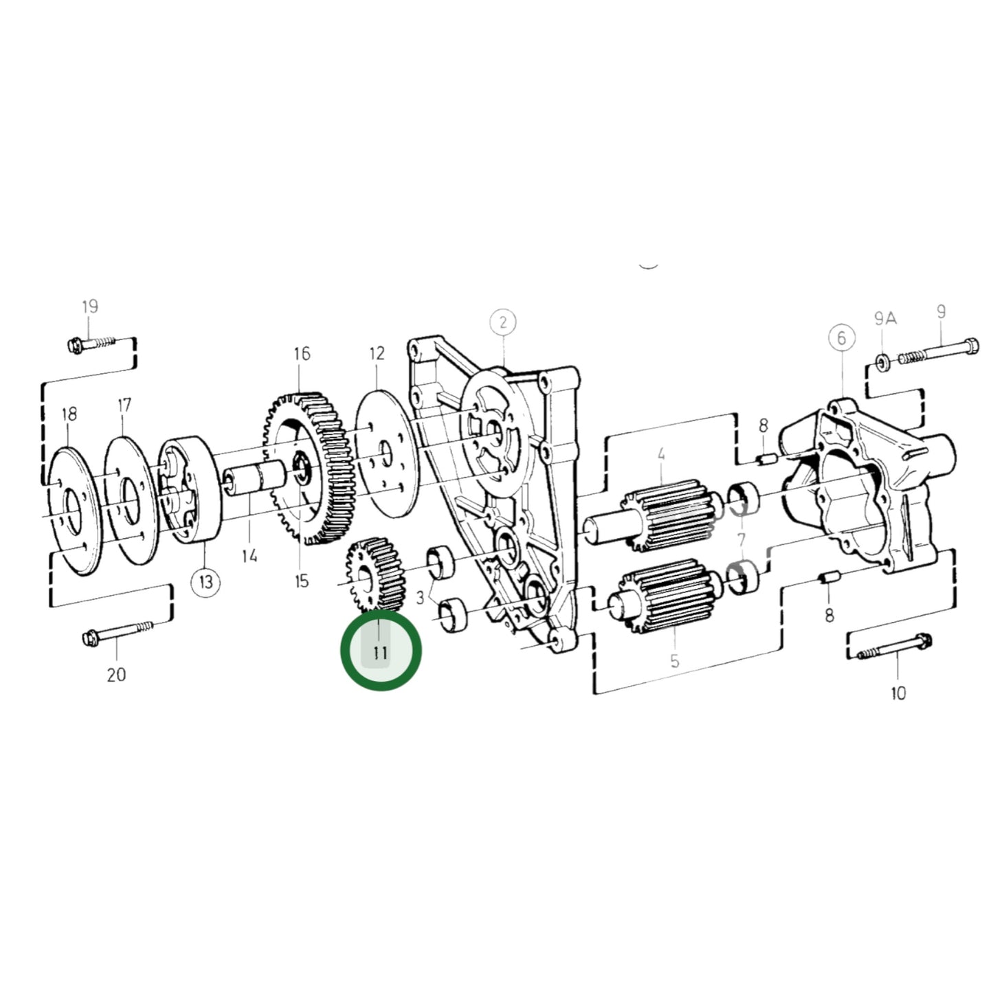 1556097 - Oil Pump Wheel