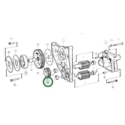 1556097 - Oil Pump Wheel