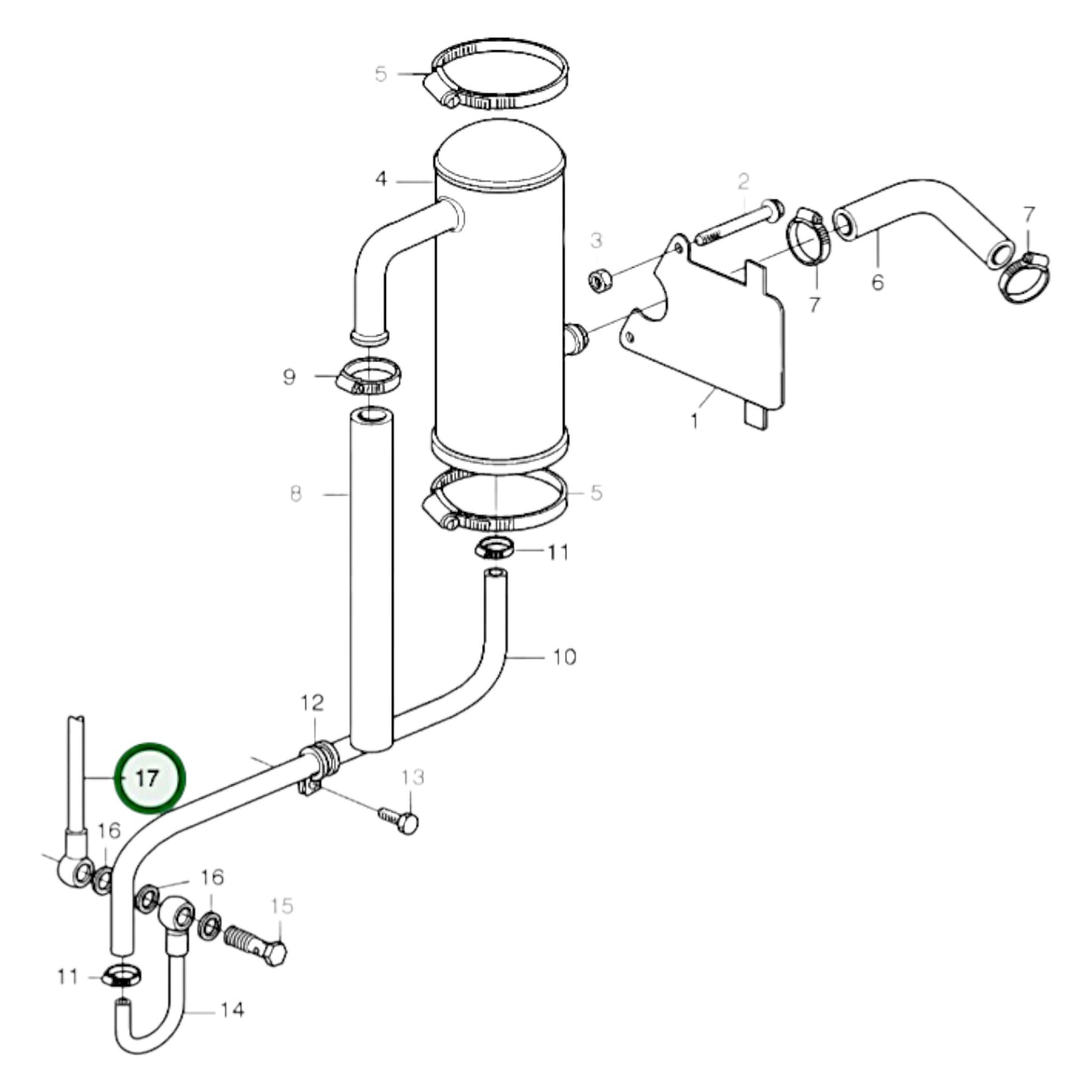 1556254 - Oil Return Pipe