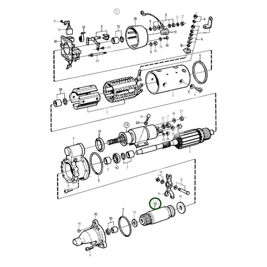 1697786 - Starter Pinion