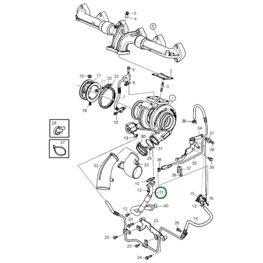 17325266 - Oil Return Pipe