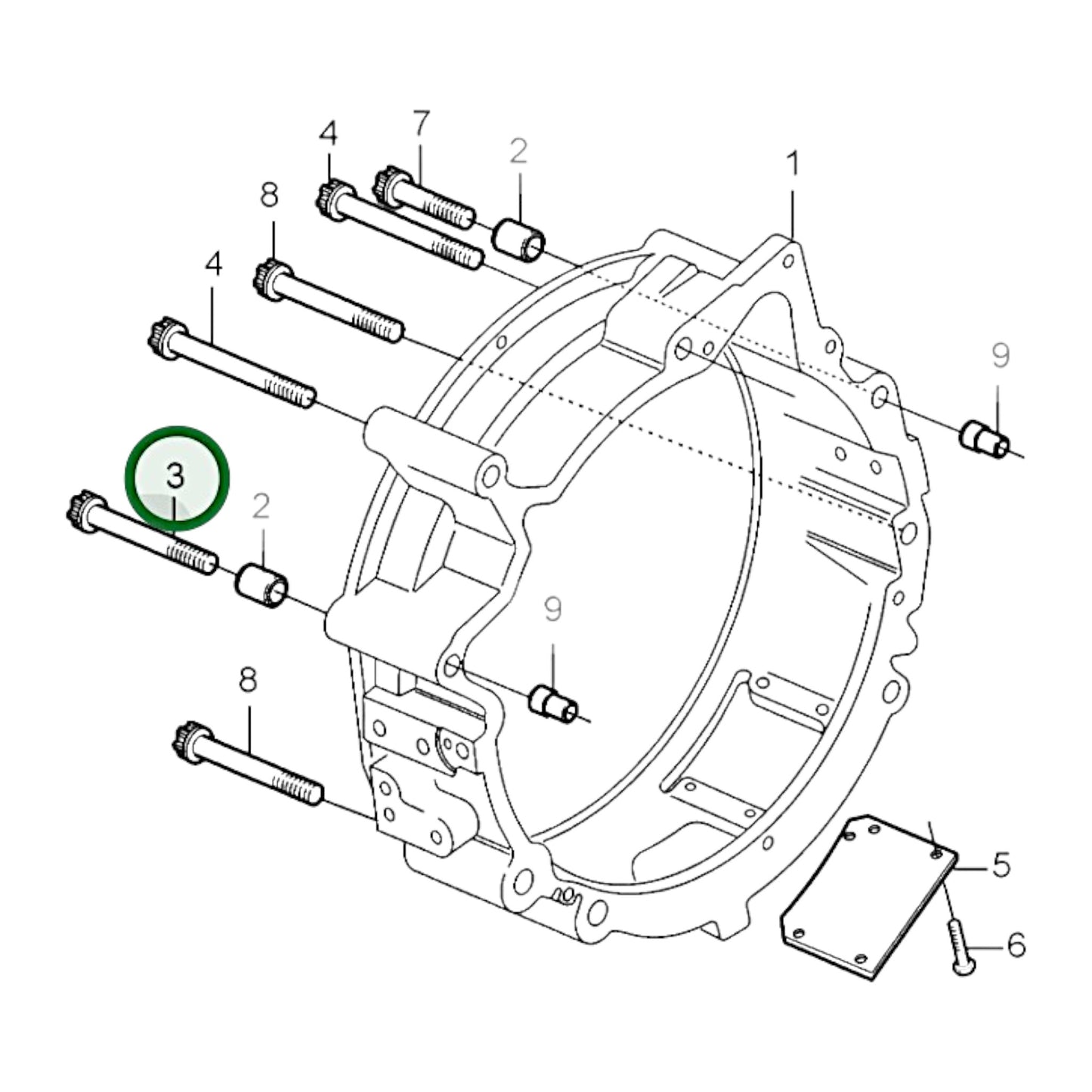 20459996 - Six Point Screw