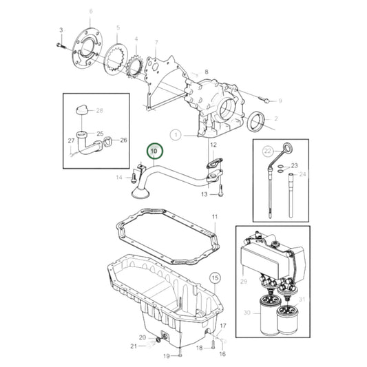 20460017 - Suction Pipe