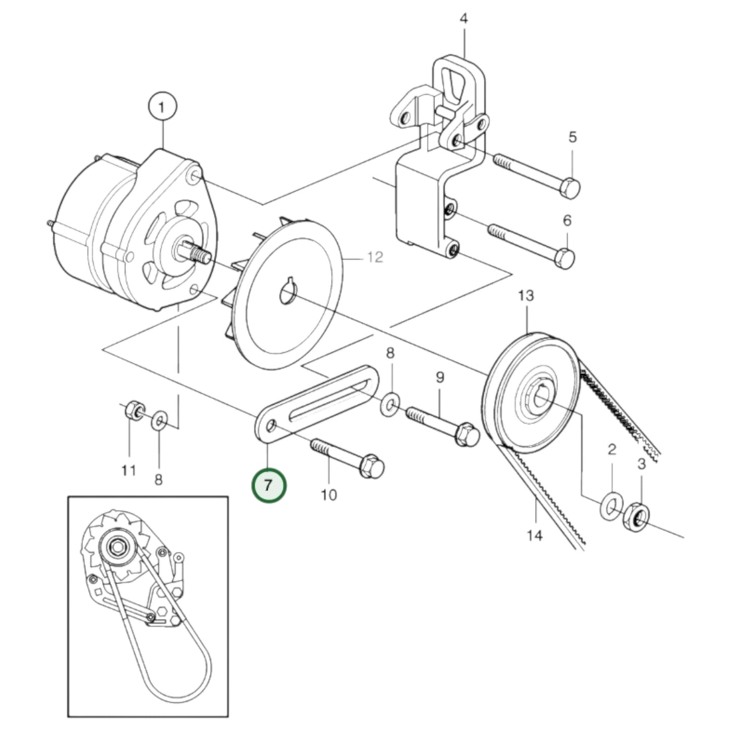 20460361 - Load Strap Tensioner