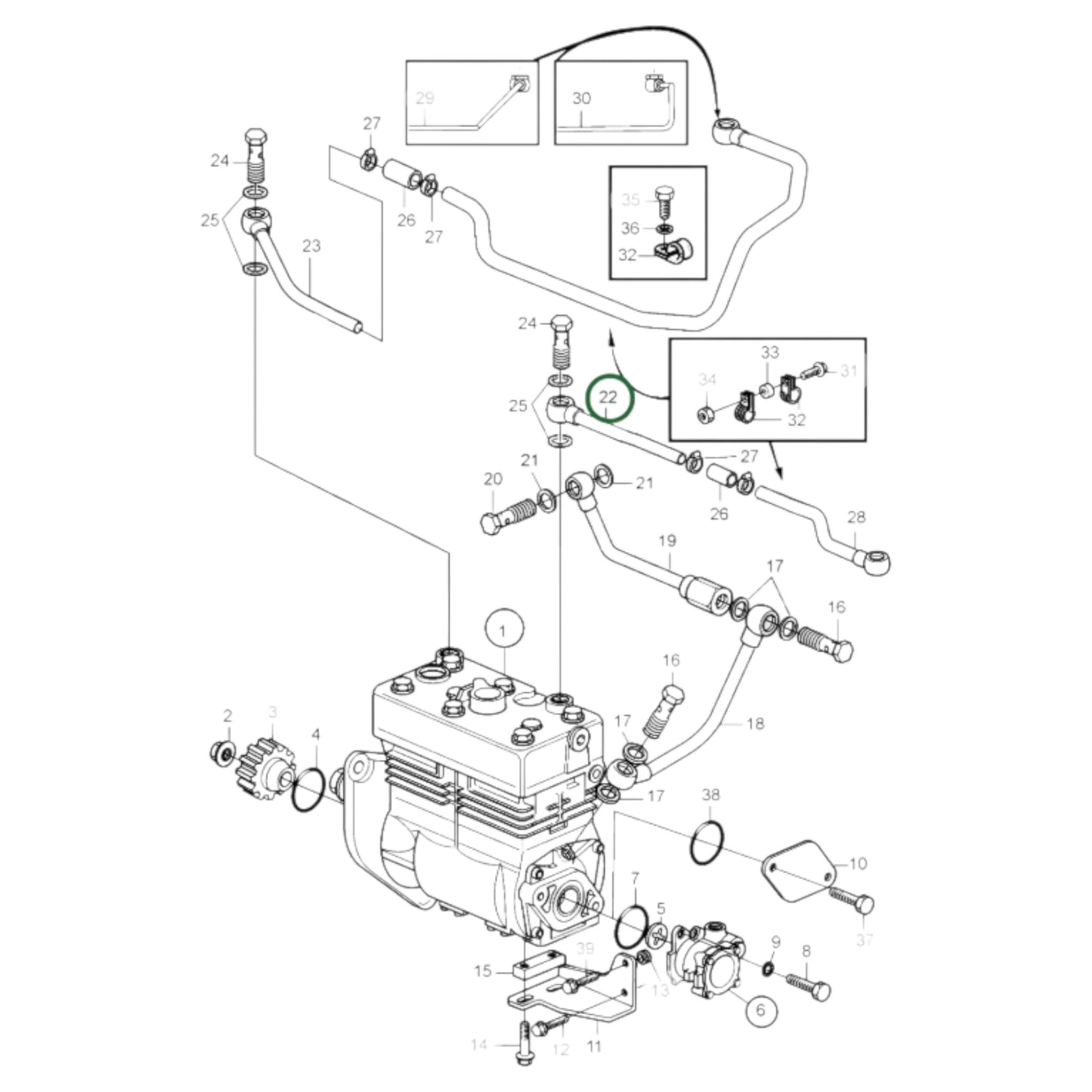 20460413 - Coolant Pipe