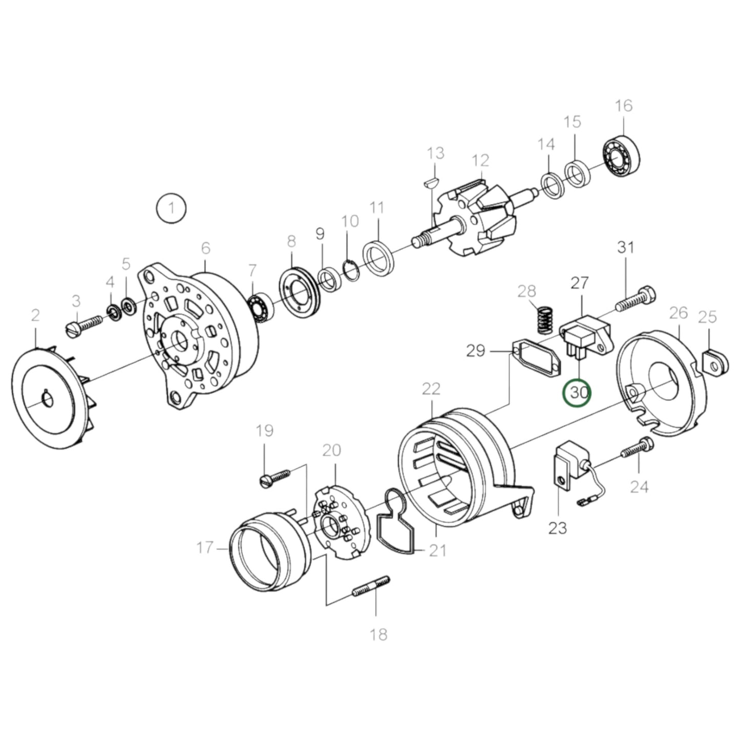 20460886 - Carbon Brush