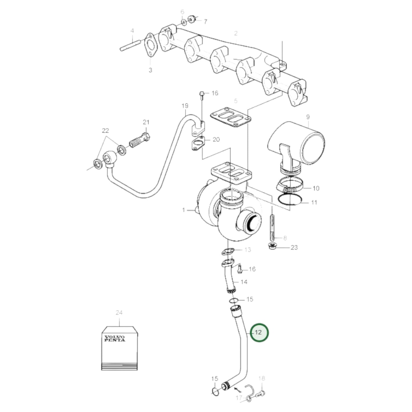 20485259 - Suction Pipe