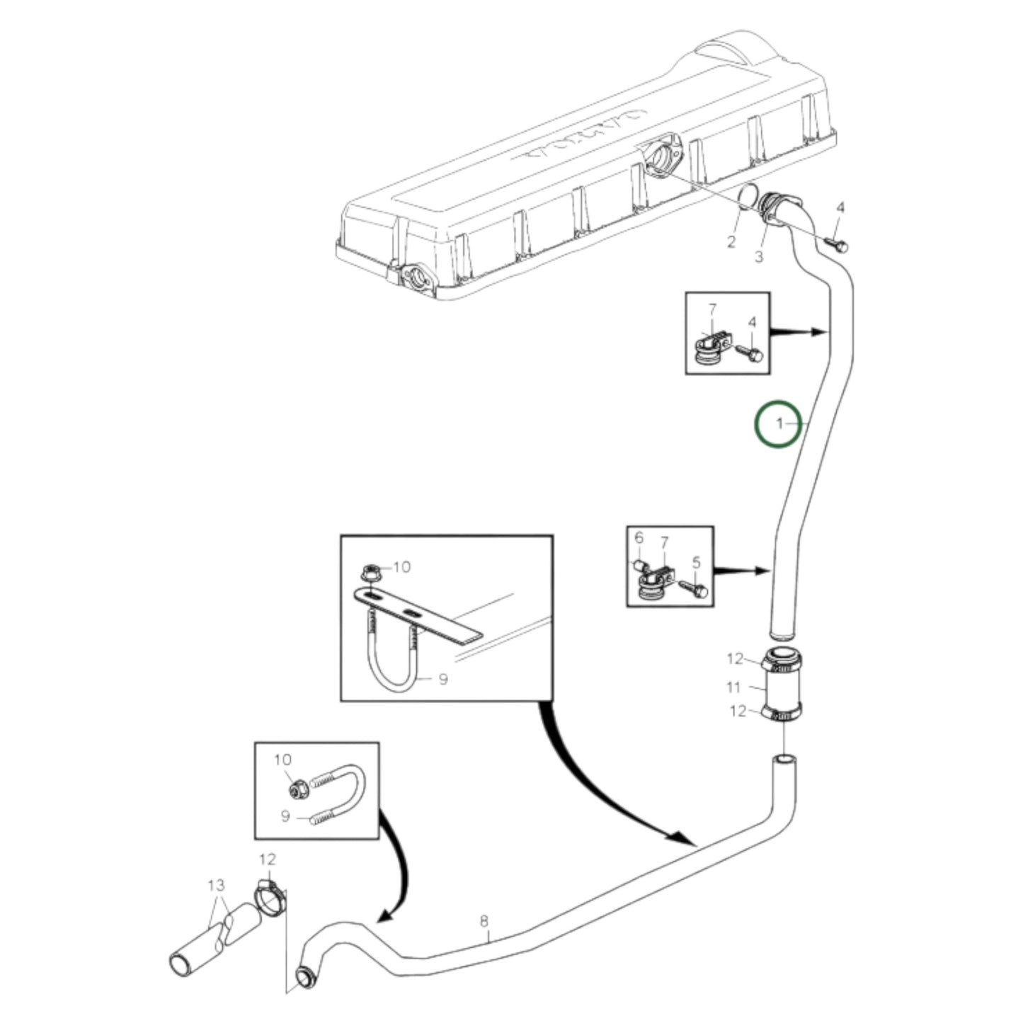 20519942 - Breather Pipe