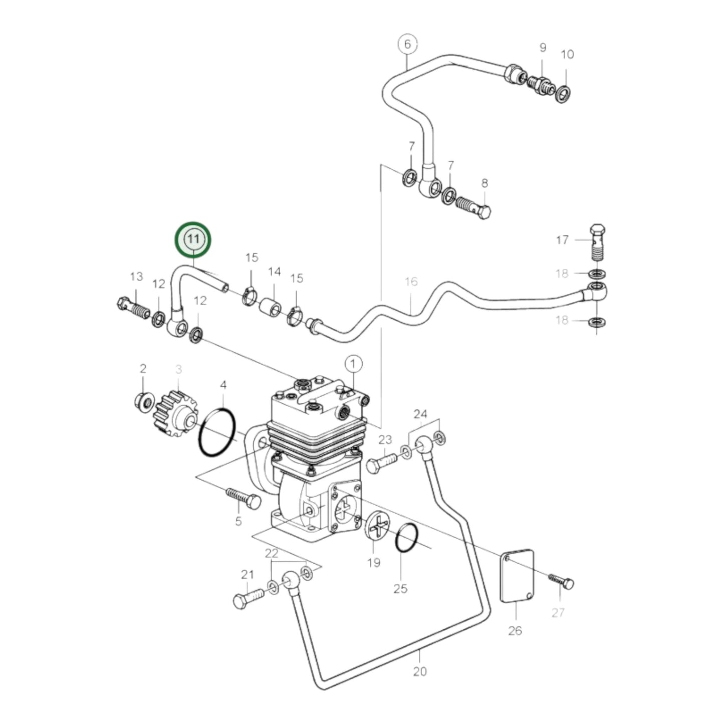 20522567 - Coolant Pipe