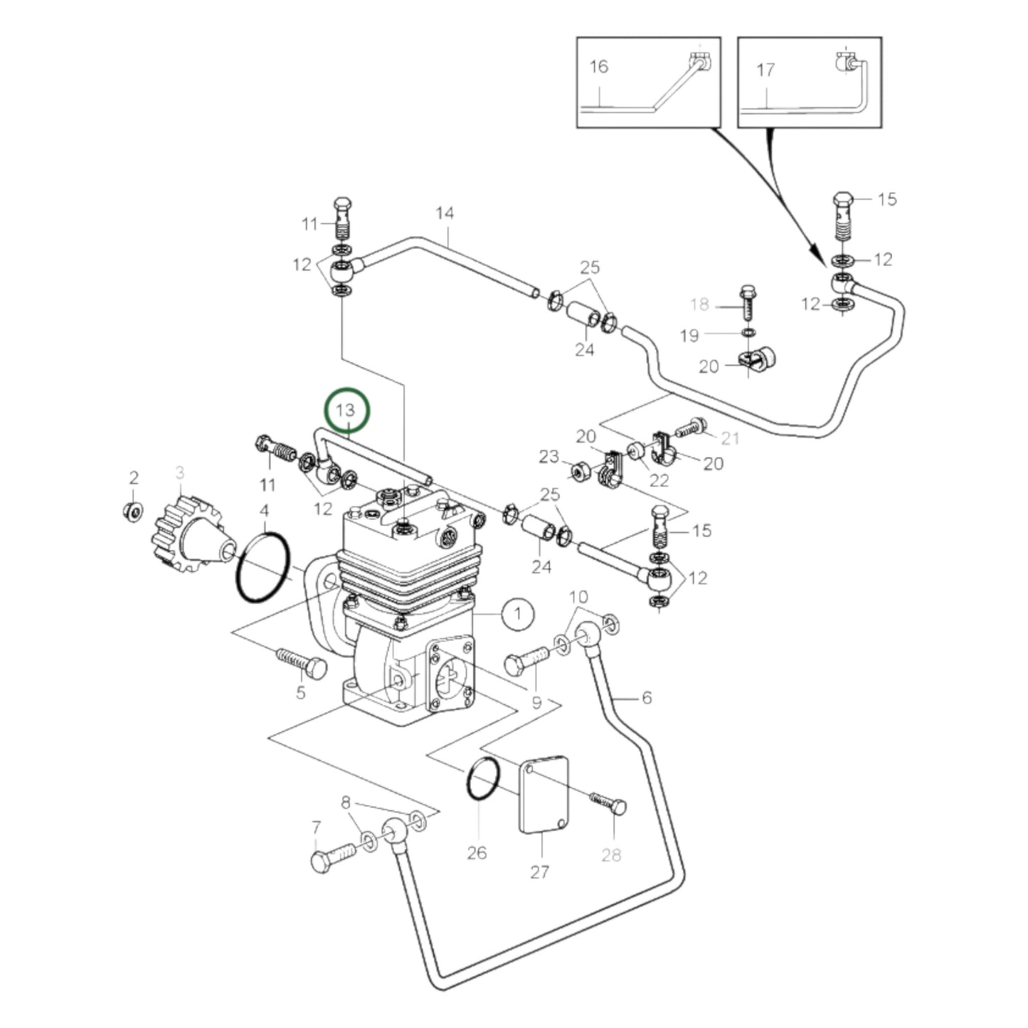 20555351 - Coolant Pipe