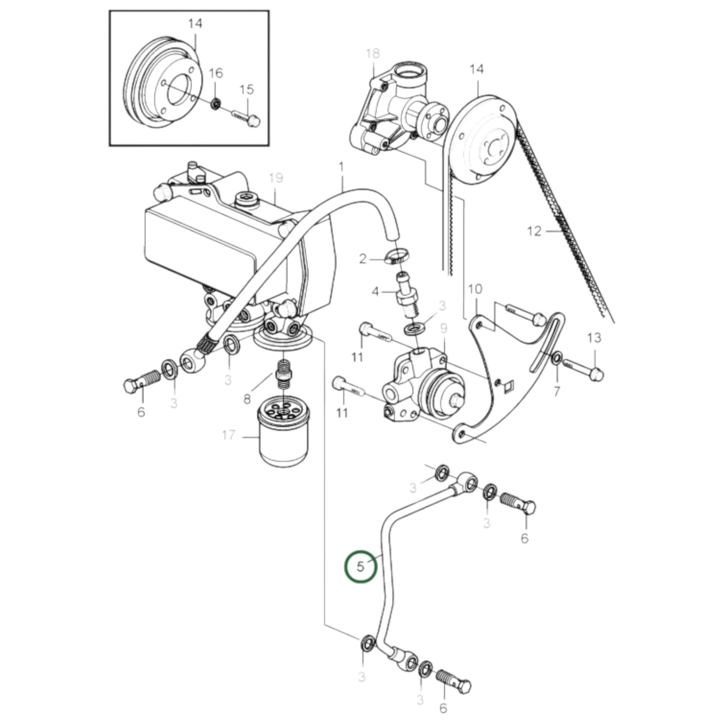 20555493 - Fuel Pipe