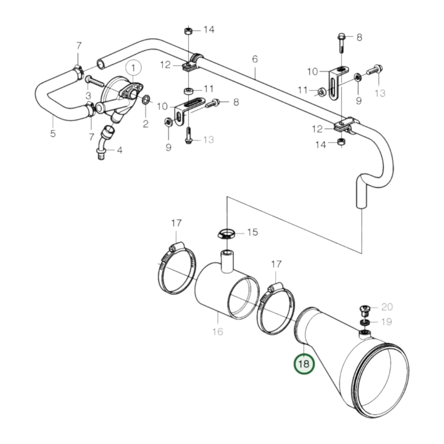 20593233 - Connecting Pipe