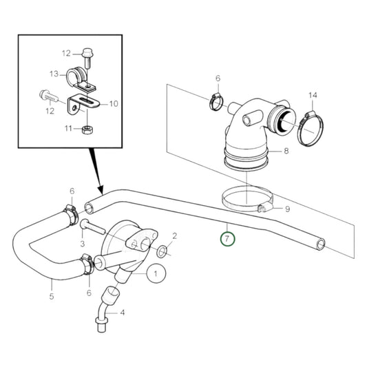 20758402 - Breather Pipe