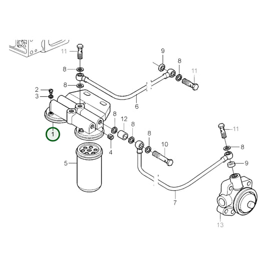 20801706 - Fuel Filter Housing