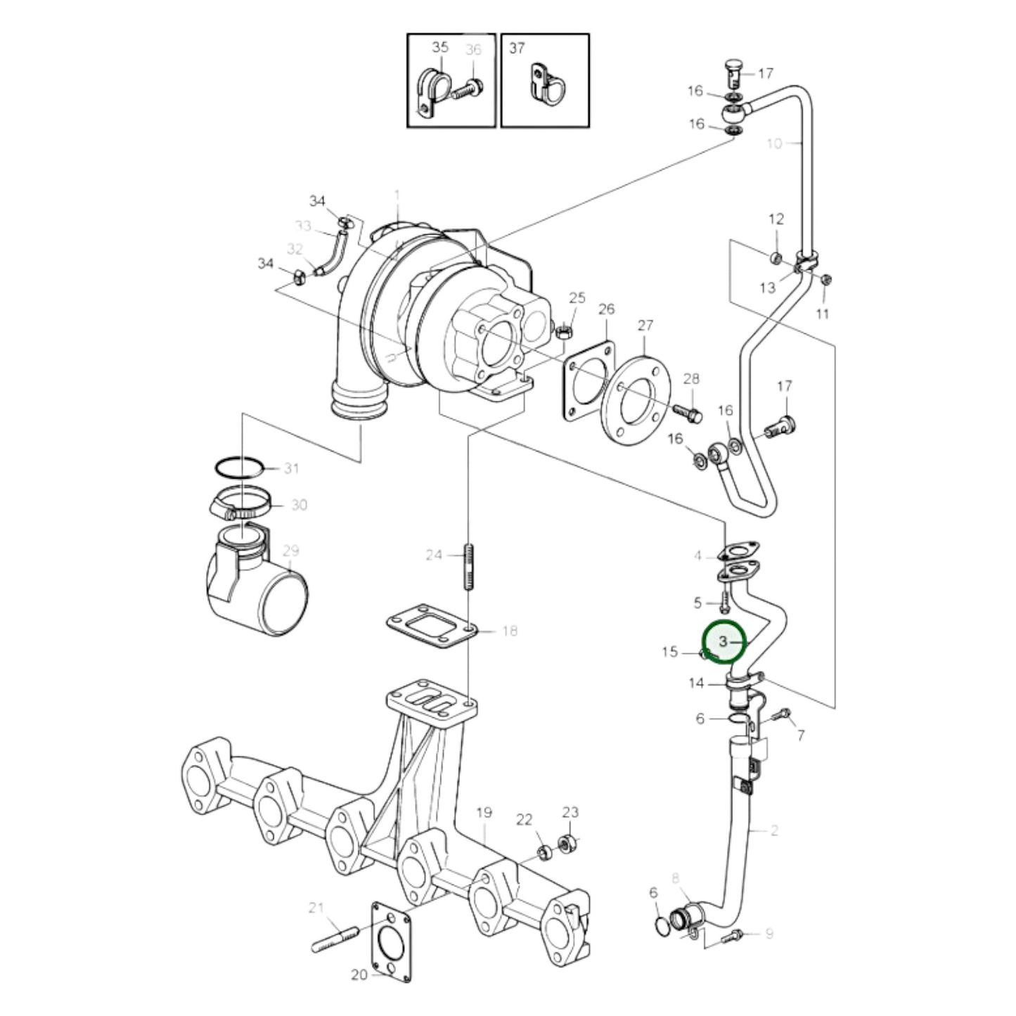 20971683 - Oil Return Pipe
