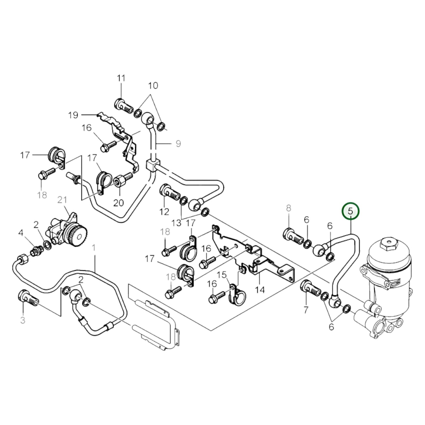 21009347 - Fuel Pipe