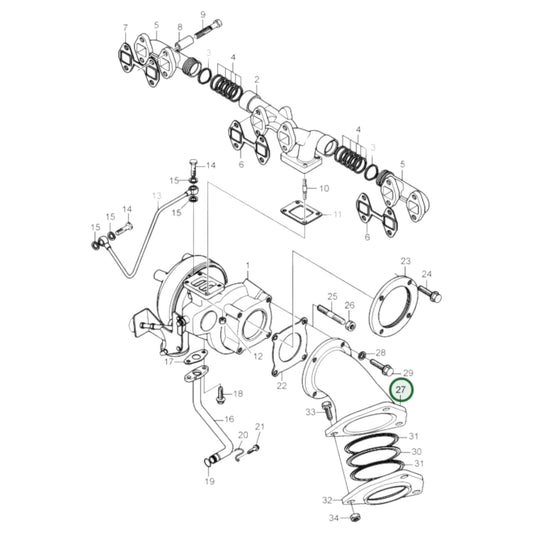 21033993 - Exhaust Pipe Elbow