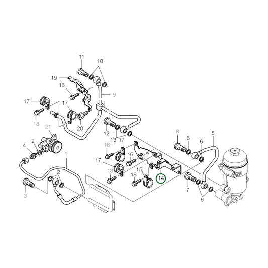 21054000 - Retaining Plate