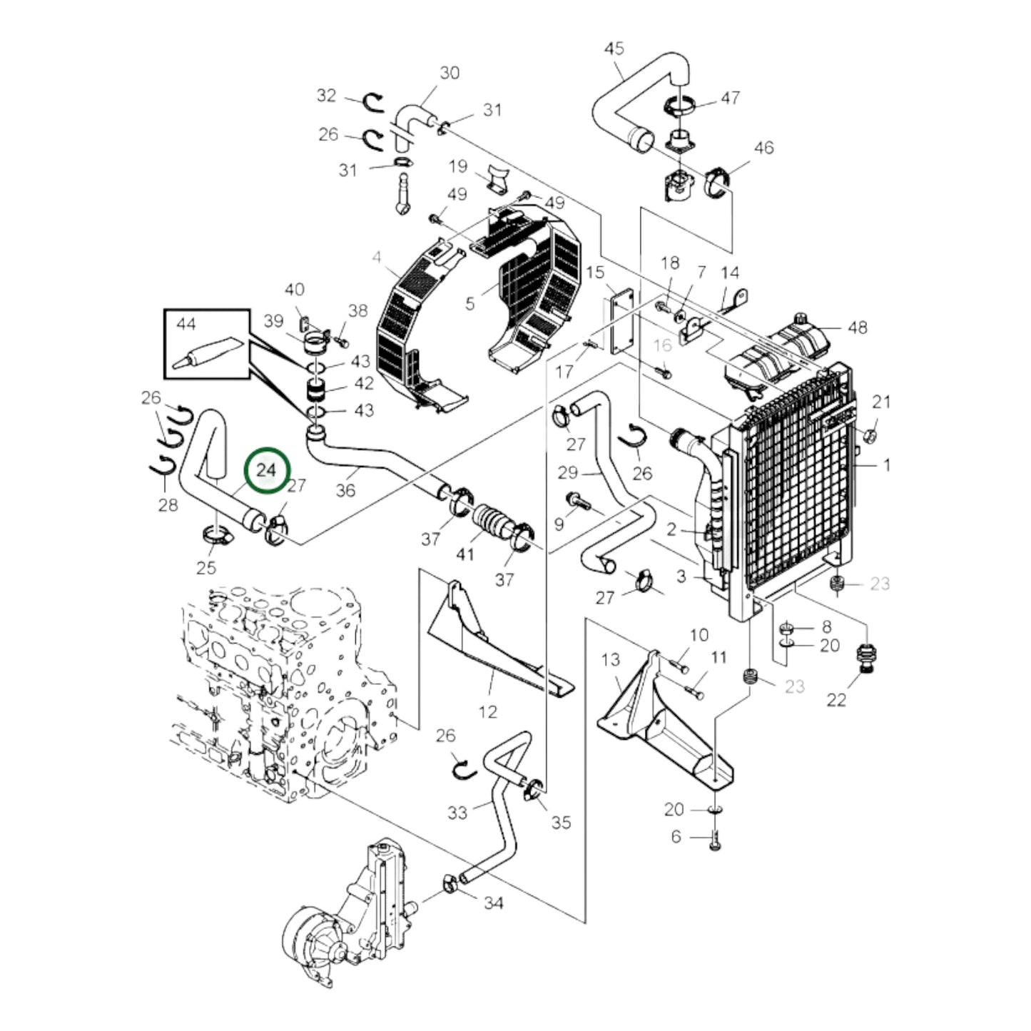 21087695 - Coolant Pipe