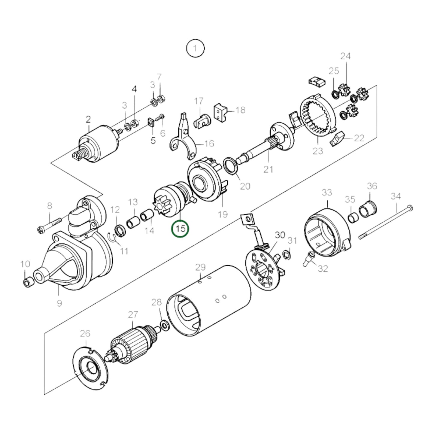 21147963 - Starter Pinion