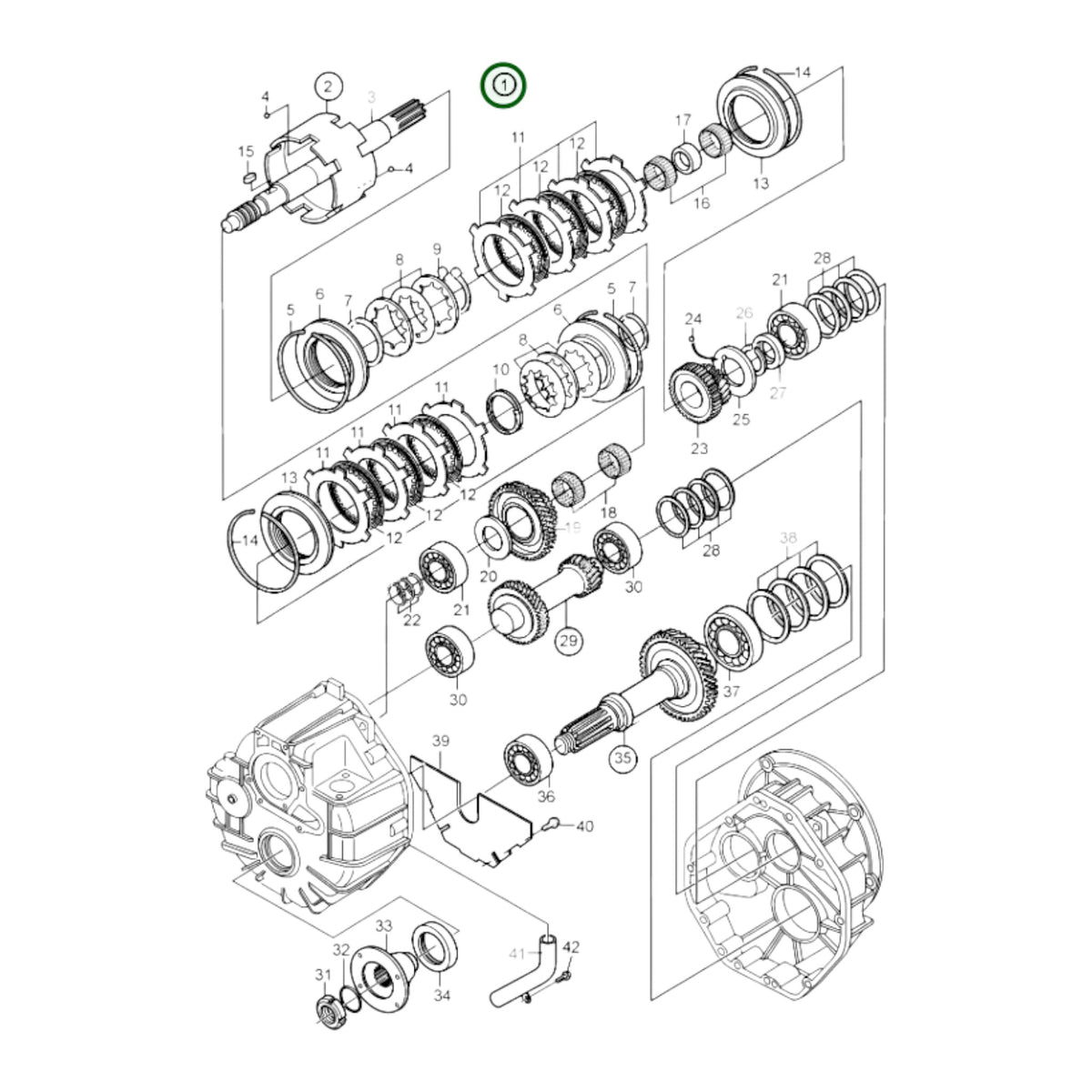 21158901 - Reversing Gear Kit