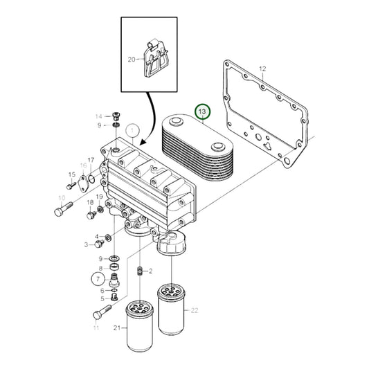 21188792 - Oil Cooler