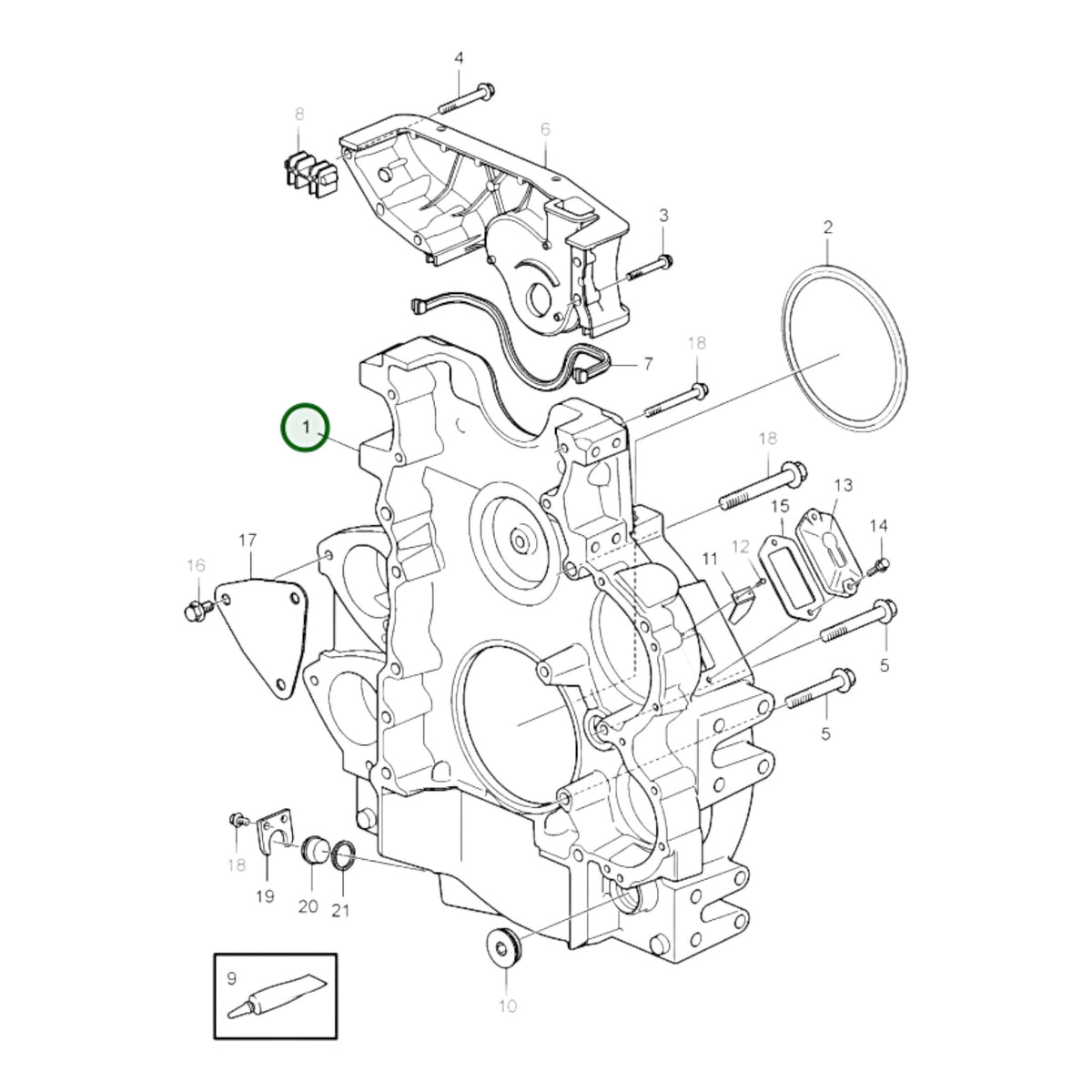 21193778 - Flywheel Housing