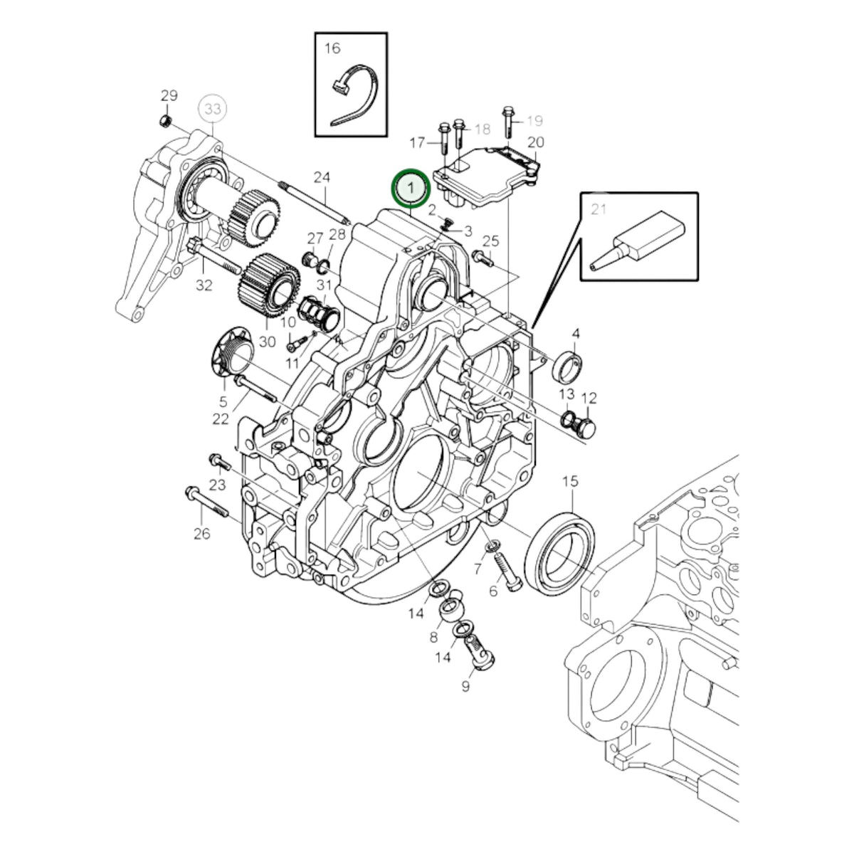 21451047 - Flywheel Housing