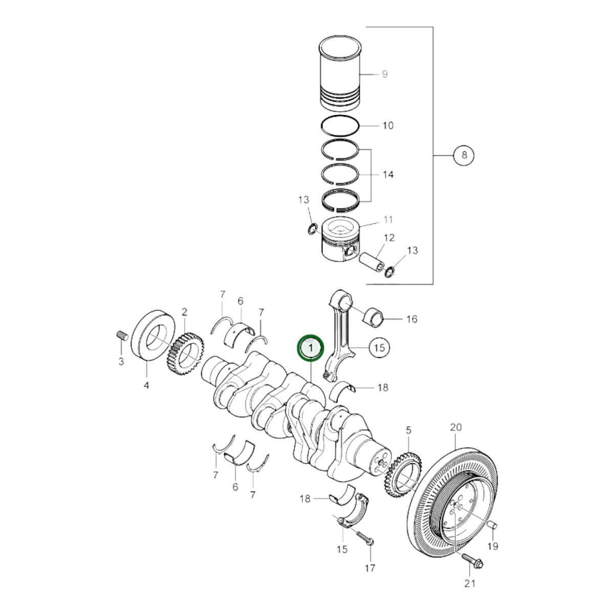 21460930 - Crankshaft