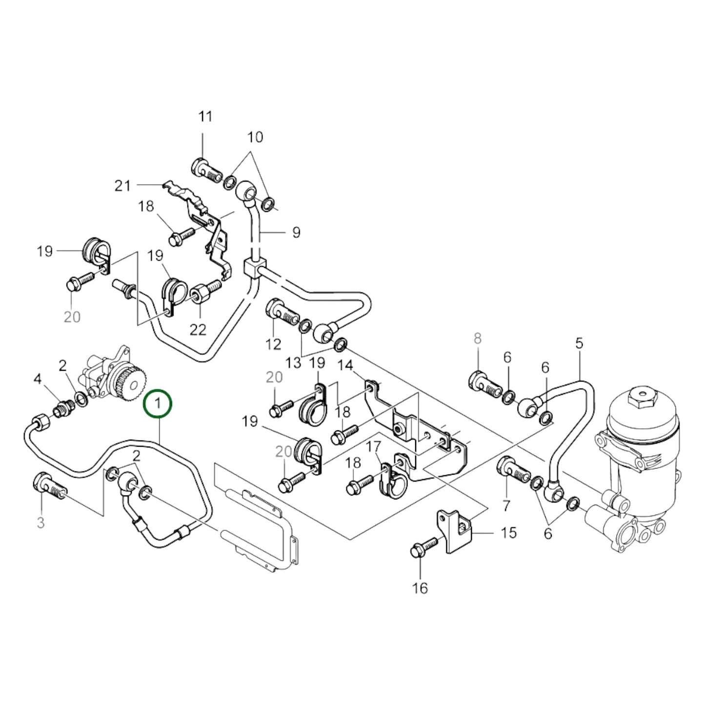 21589969 - Fuel Pipe