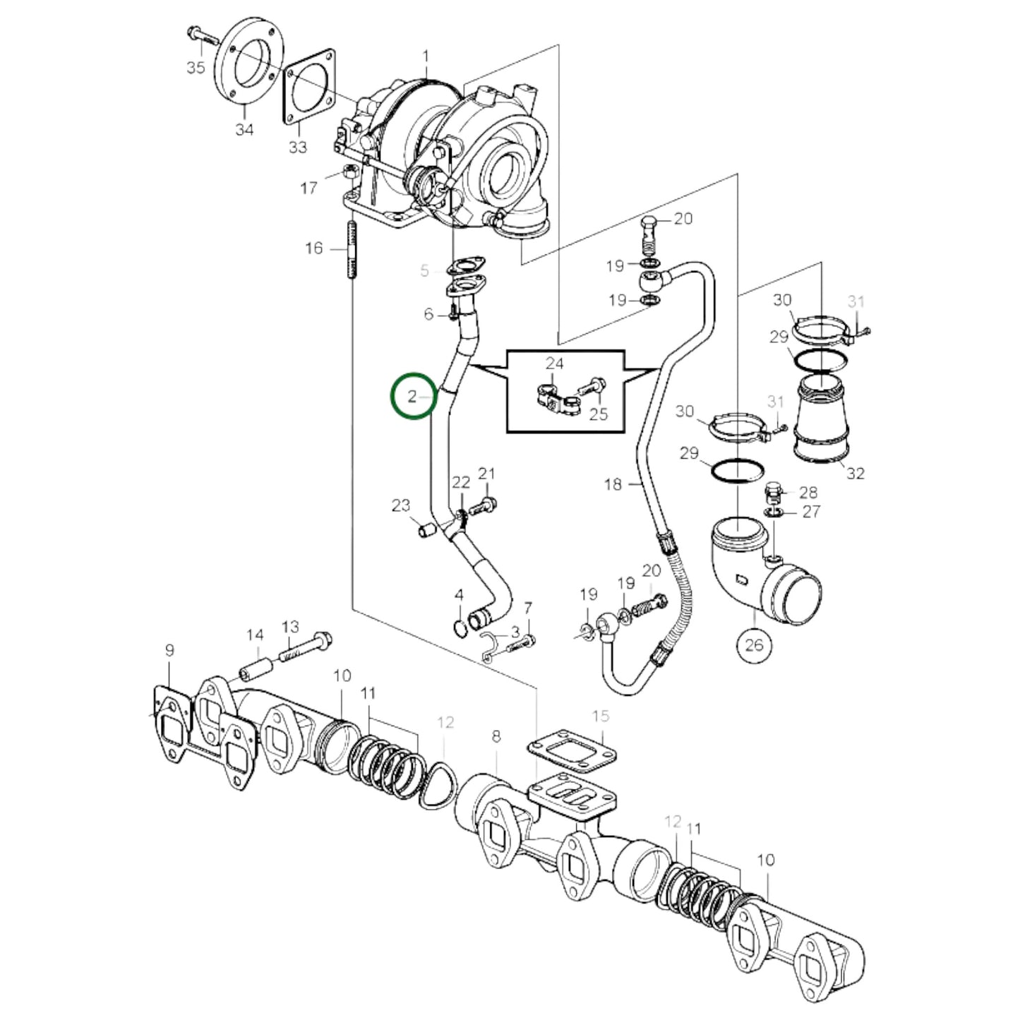 21651692 - Oil Return Pipe