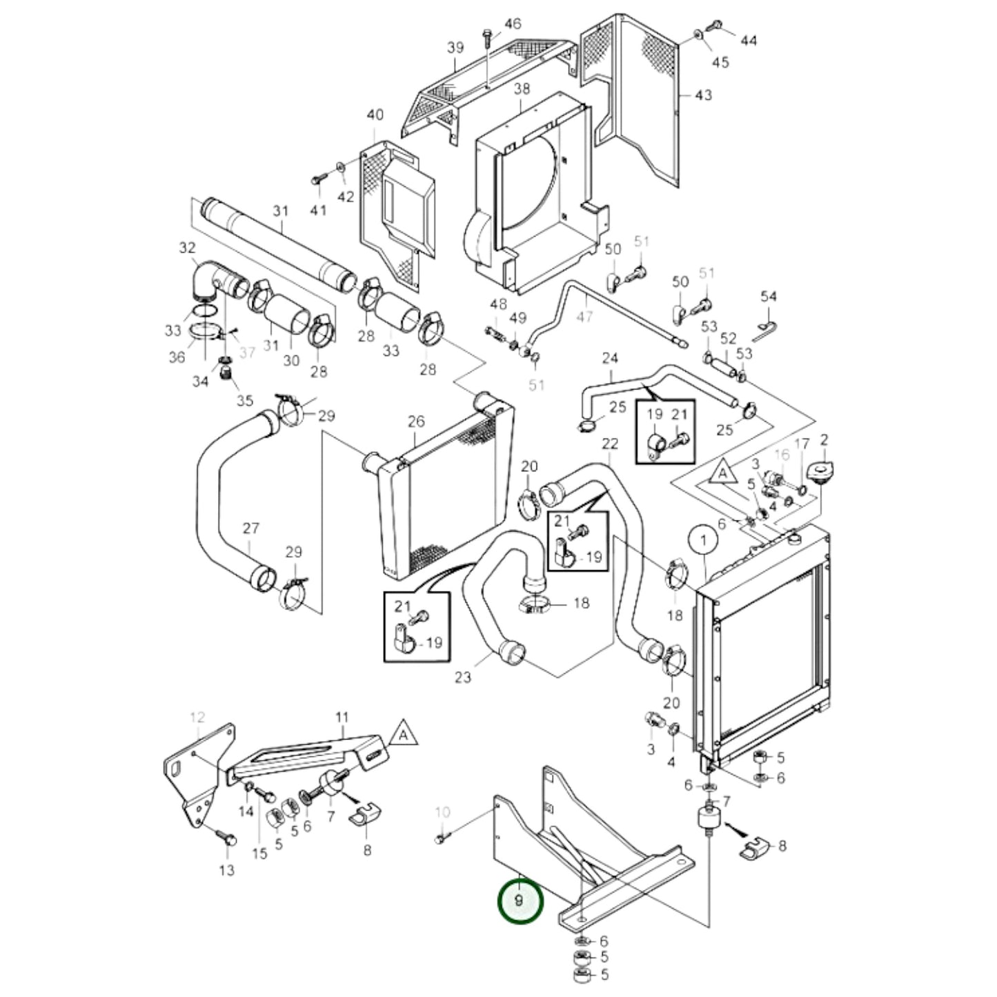 21654748 - Radiator Bracket