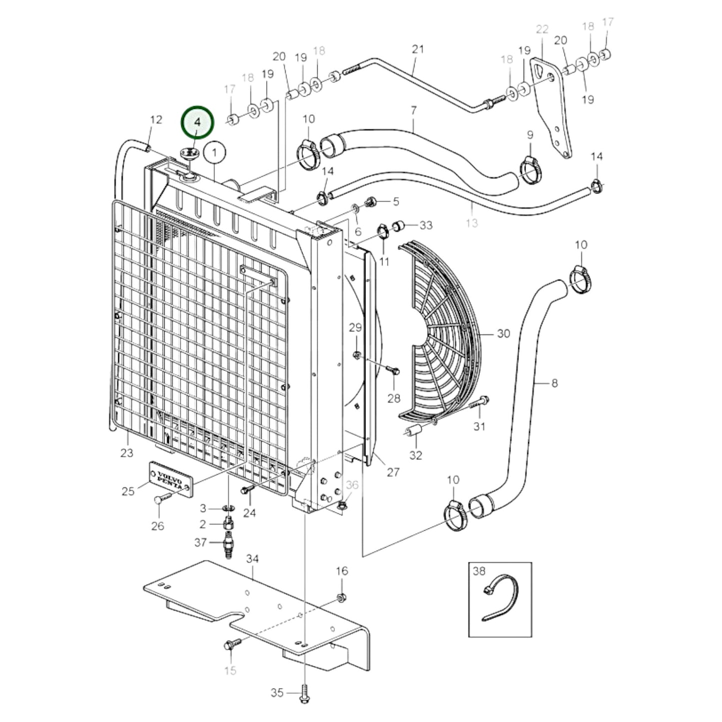21664189 - Filler Cap