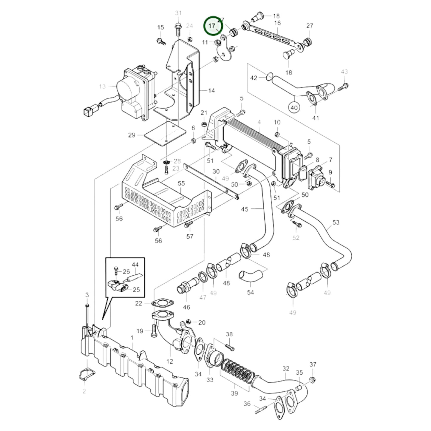 21668138 - Intermediate Lever