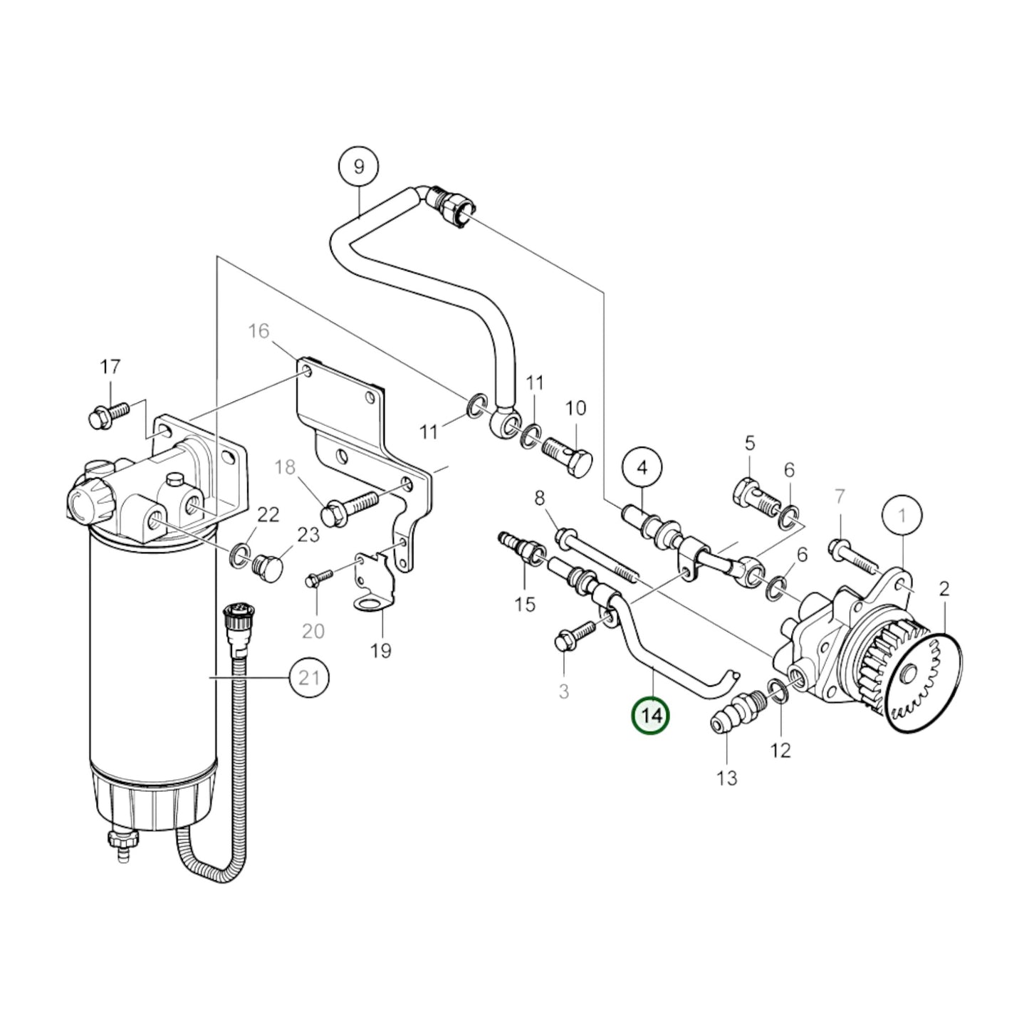 21698538 - Fuel Pipe