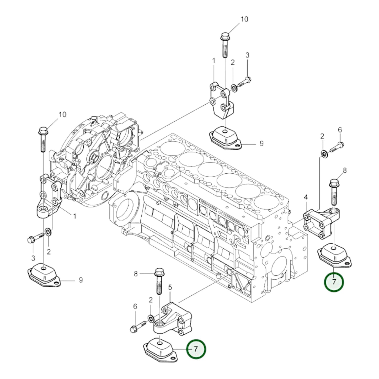 21710393 - Rubber Cushion