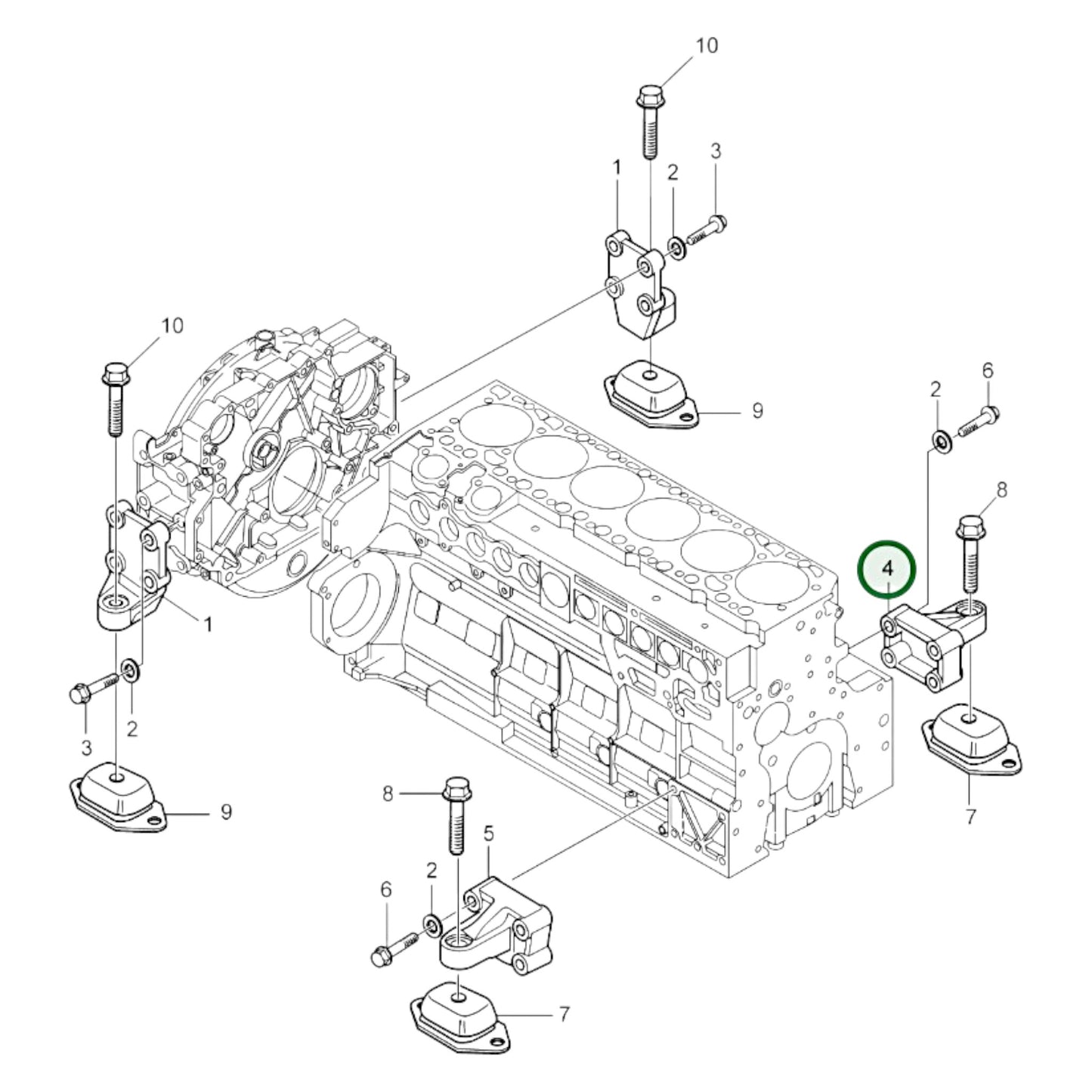 21710401 - Engine Mounting