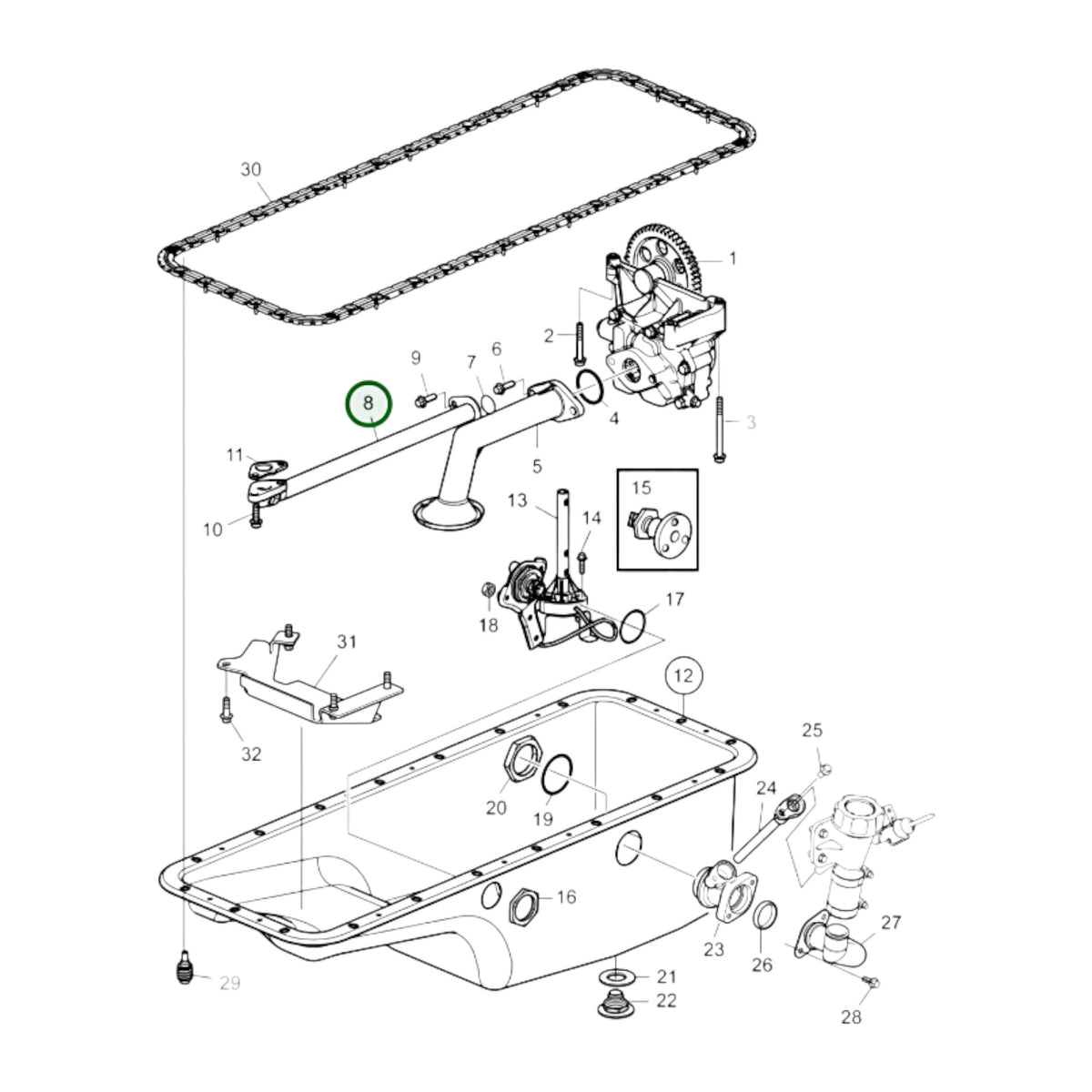 22233766 - Oil Pressure Pipe