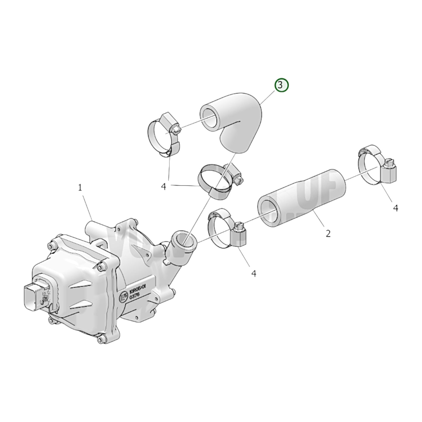 22374309 - Cooling Hose