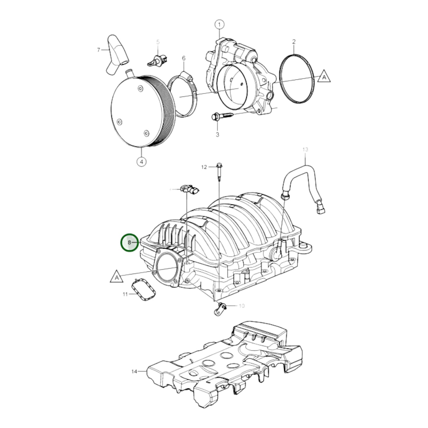 22414294 - Inlet Manifold