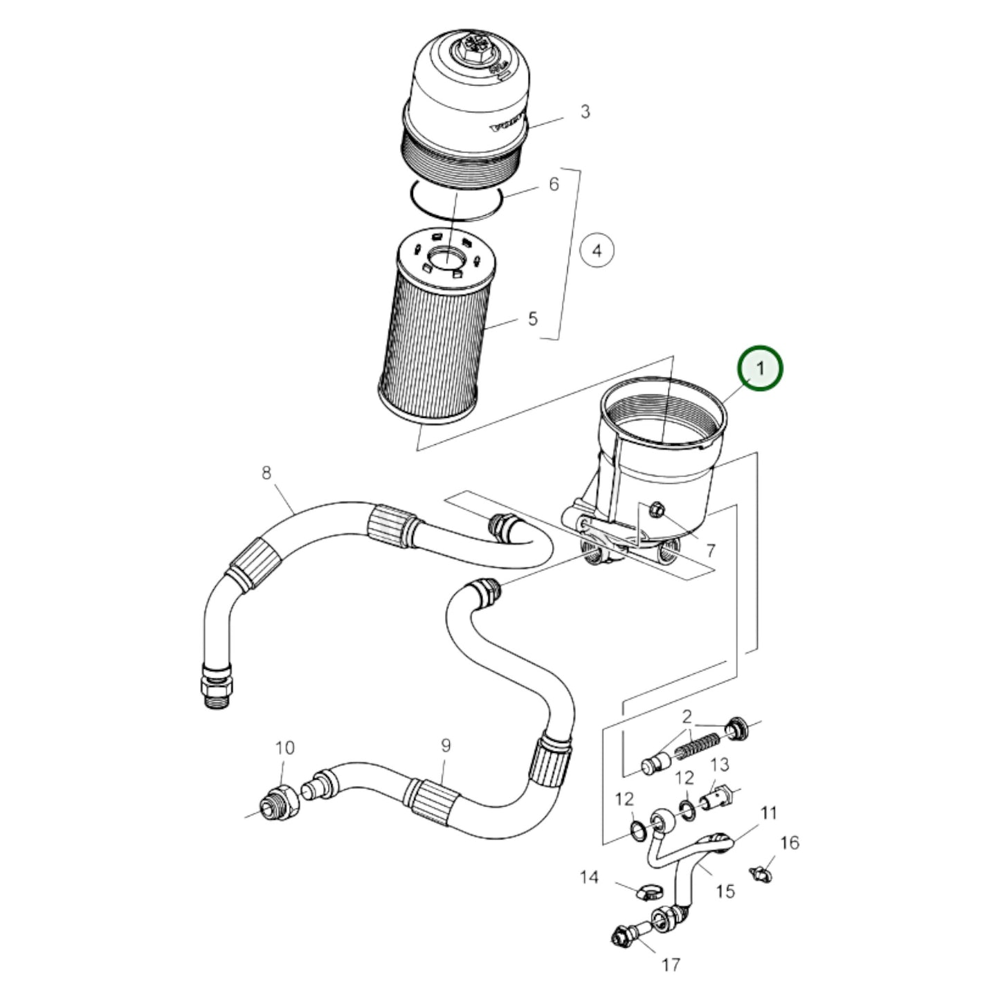 22602389 - Oil Filter Housing