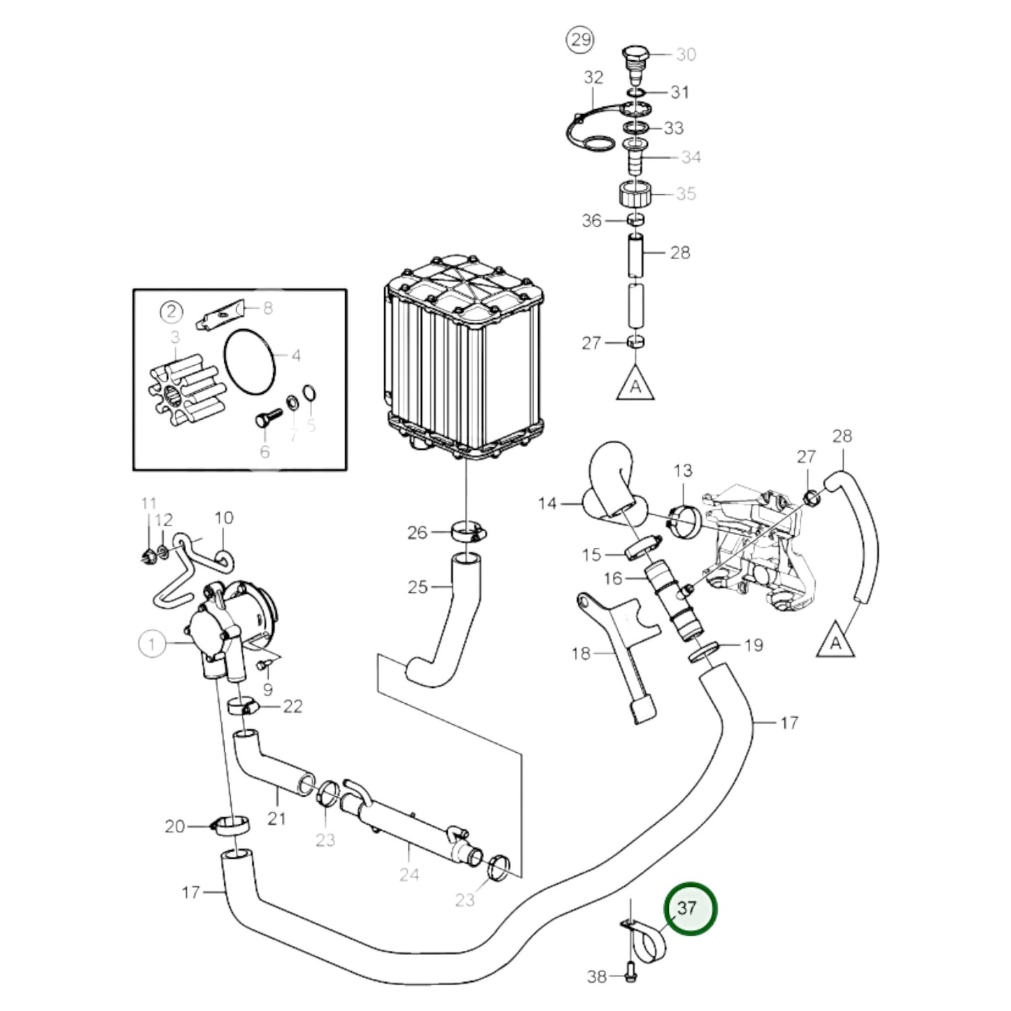 Attaching Clamp - 22665894