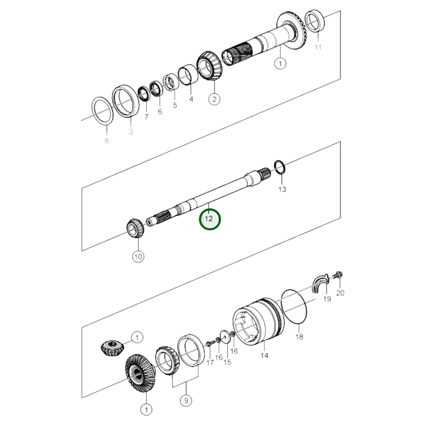 Propeller Shaft - 22687539