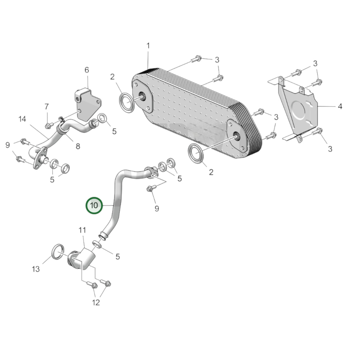 Oil Return Pipe - 22804455