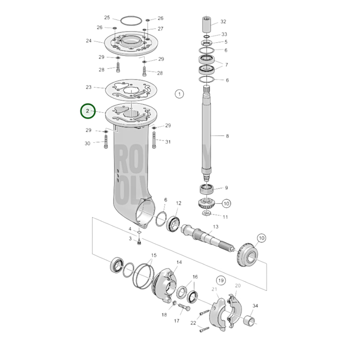 Gear Housing - 22838710