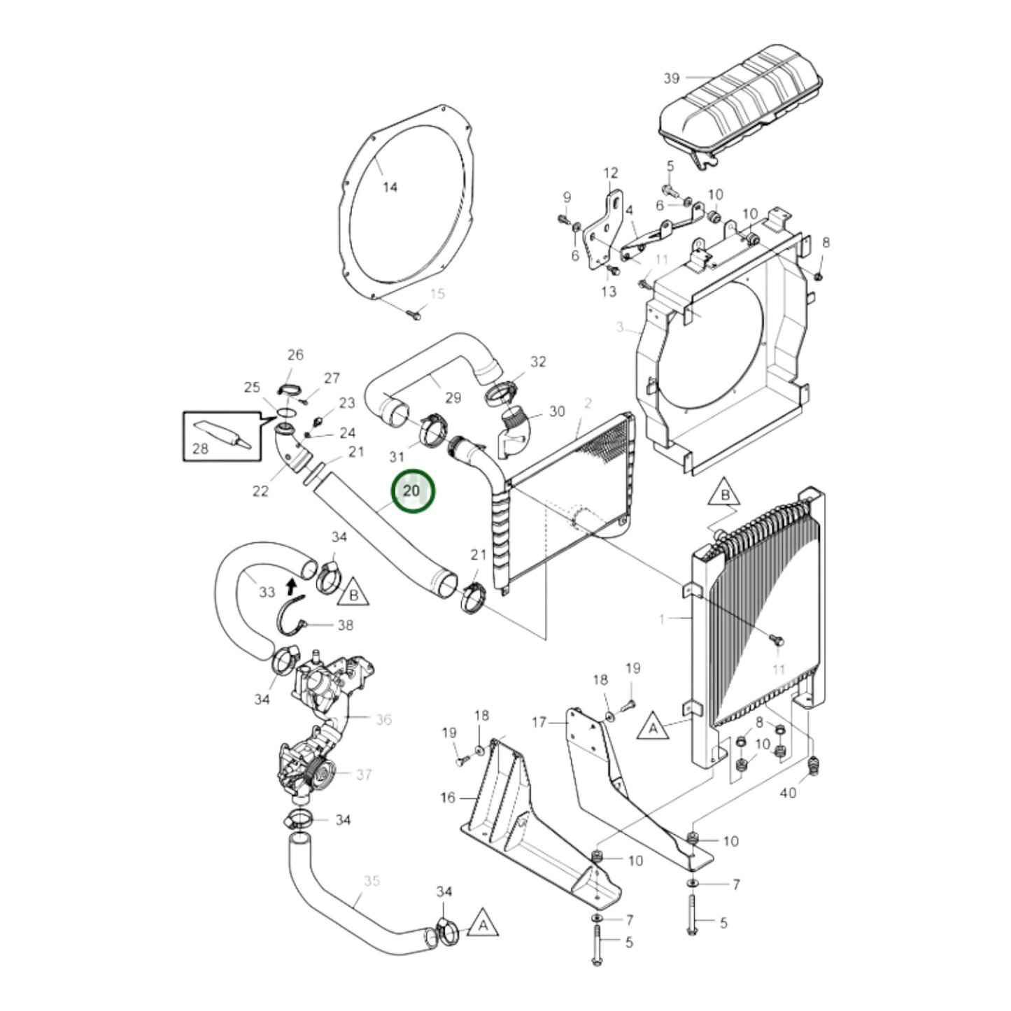 Charge Air Pipe - 22903396