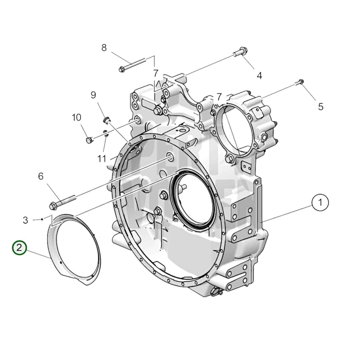 Oil Deflector Ring - 22926478