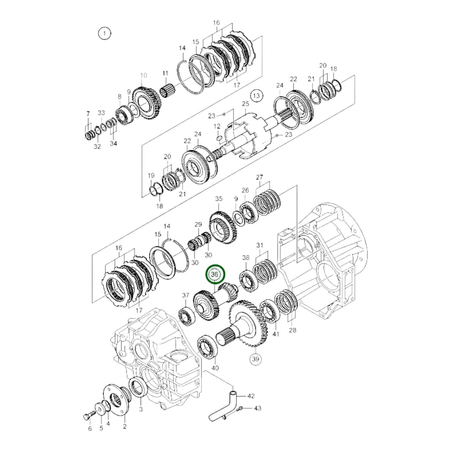 22982954 - Countershaft