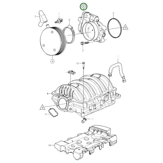 Throttle Body - 23166768